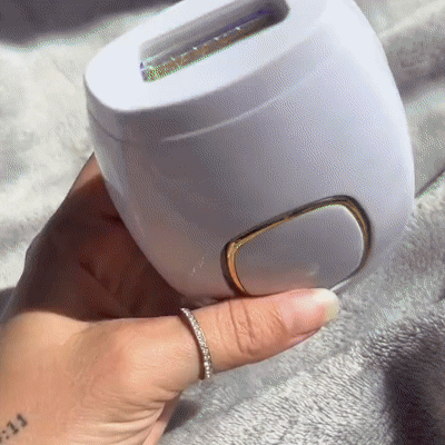 GlowSkin - IPL Haarentfernungsgerät - dauerhafte Haarentfernung, schmerzfrei & sicher - für sensible Haut & alle Körperbereiche