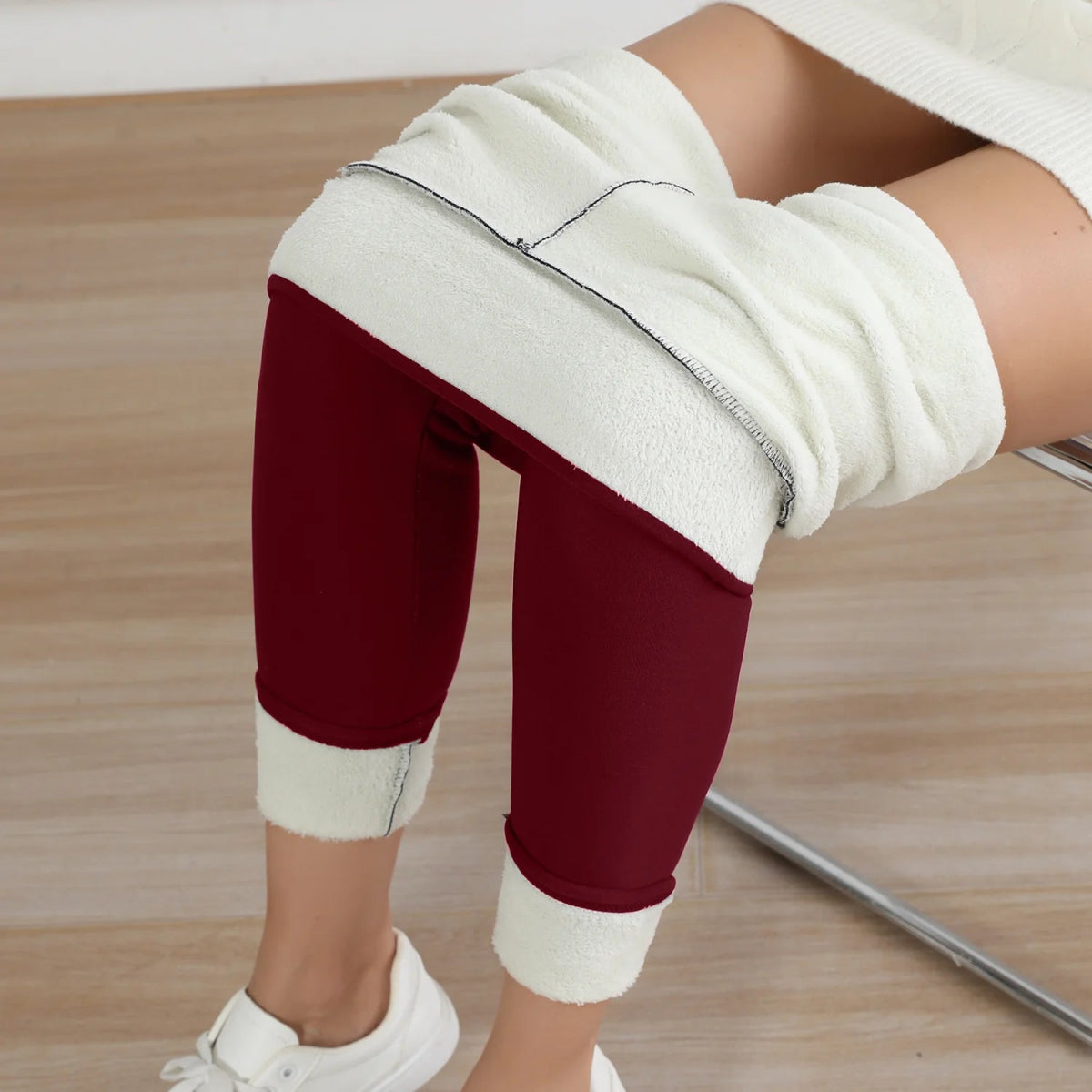 CozyShape - Winter - Fleece Thermo - Leggings - hohe Taille, figurformend & elastisch, ideal gegen Kälte, bequem & stilvoll - blickdicht & High Waist - épure paris
