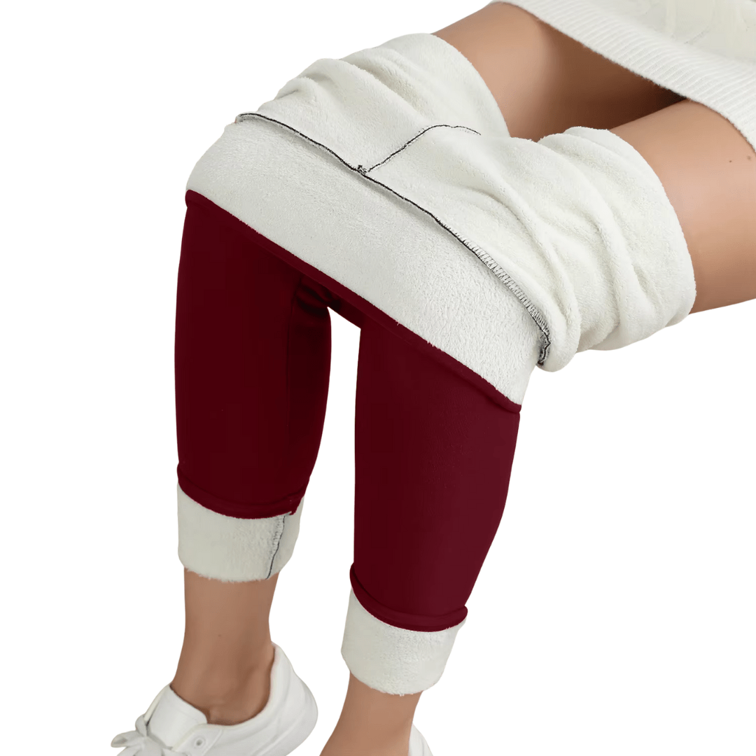 CozyShape - Winter - Fleece Thermo - Leggings - hohe Taille, figurformend & elastisch, ideal gegen Kälte, bequem & stilvoll - blickdicht & High Waist - épure paris
