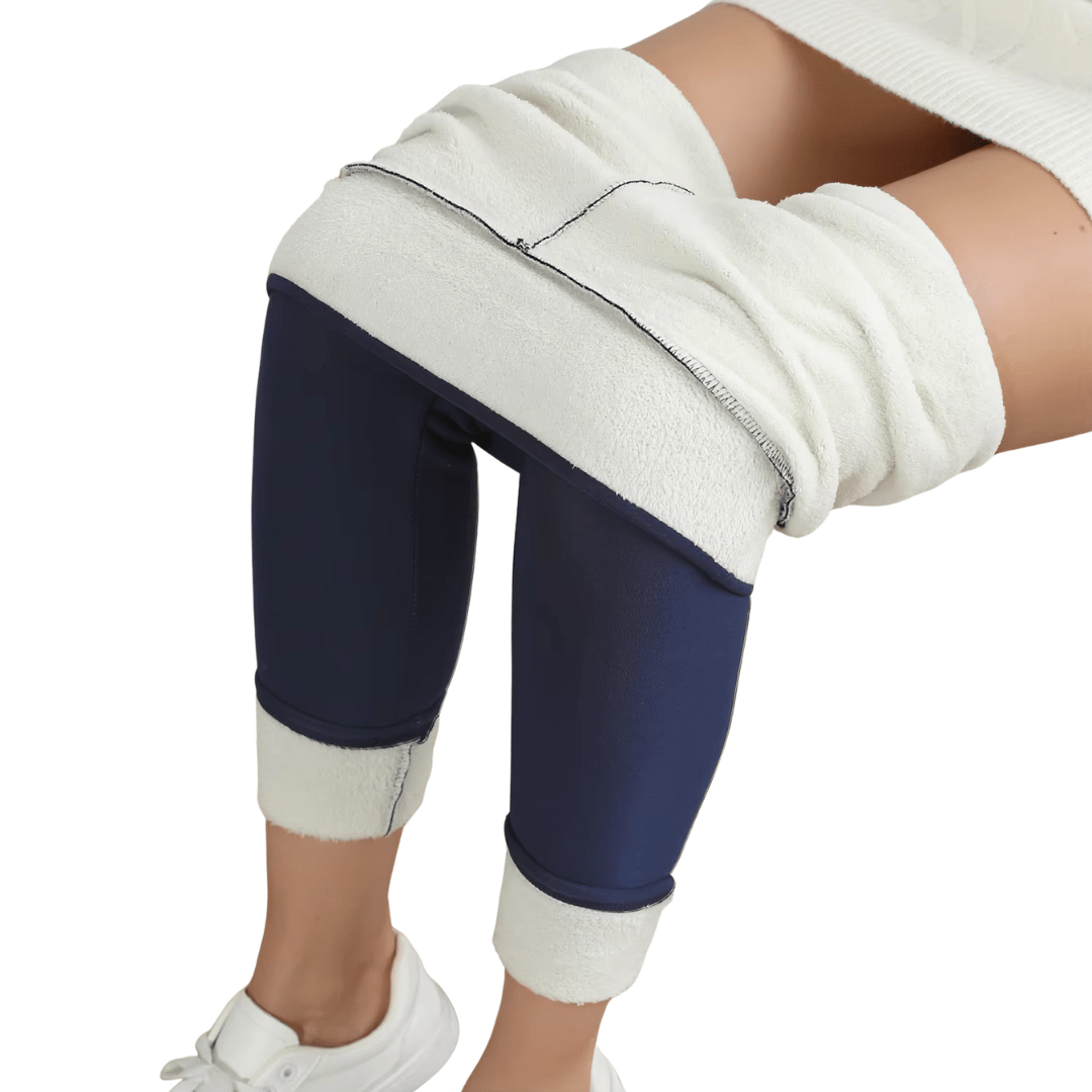 CozyShape - Winter - Fleece Thermo - Leggings - hohe Taille, figurformend & elastisch, ideal gegen Kälte, bequem & stilvoll - blickdicht & High Waist - épure paris