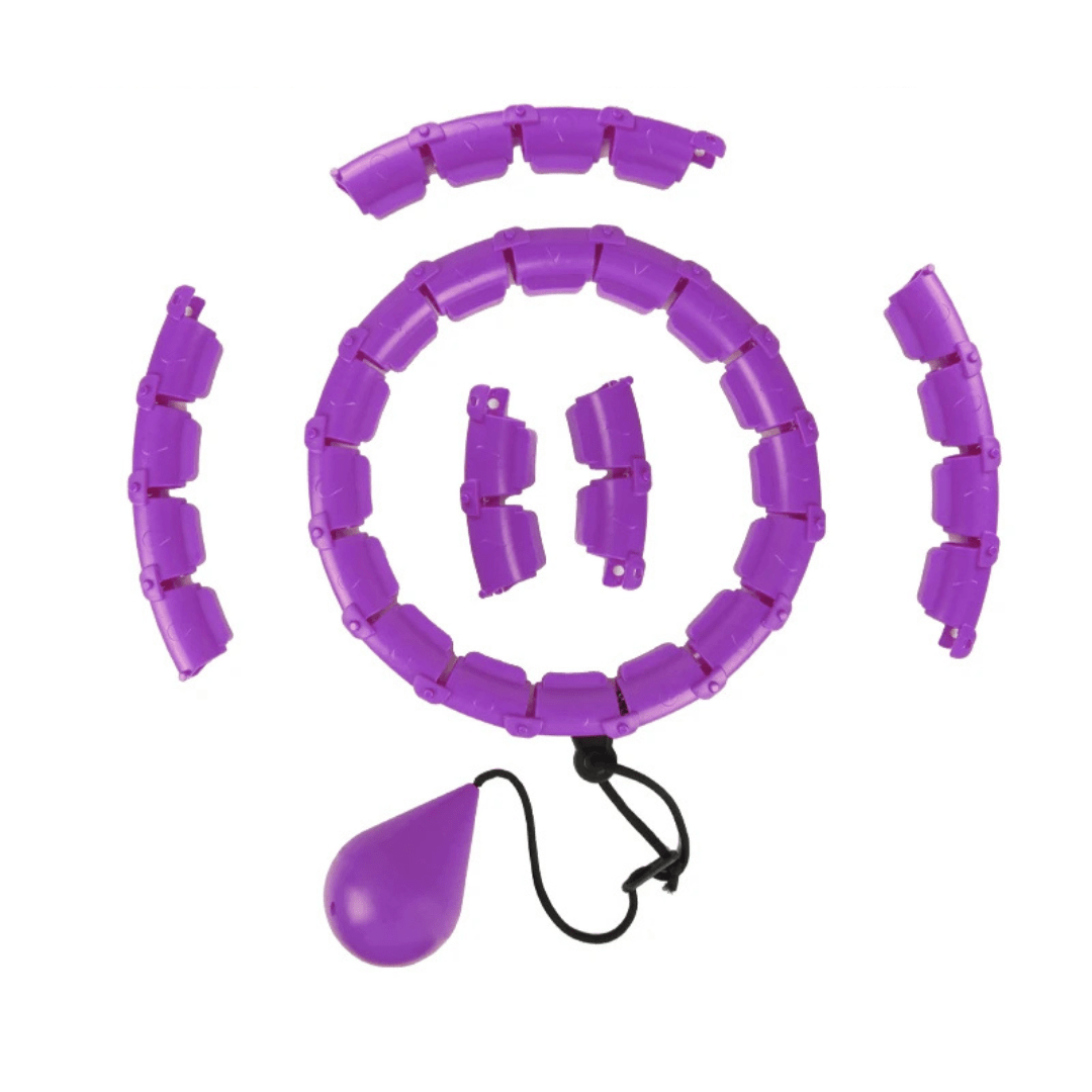 FitHoop - verstellbarer Hula Hoop Reifen mit Gegengewicht - formt Taille, stärkt Core - Muskulatur & fördert die Fettverbrennung - Gewichtsverlust & Muskelaufbau - épure paris
