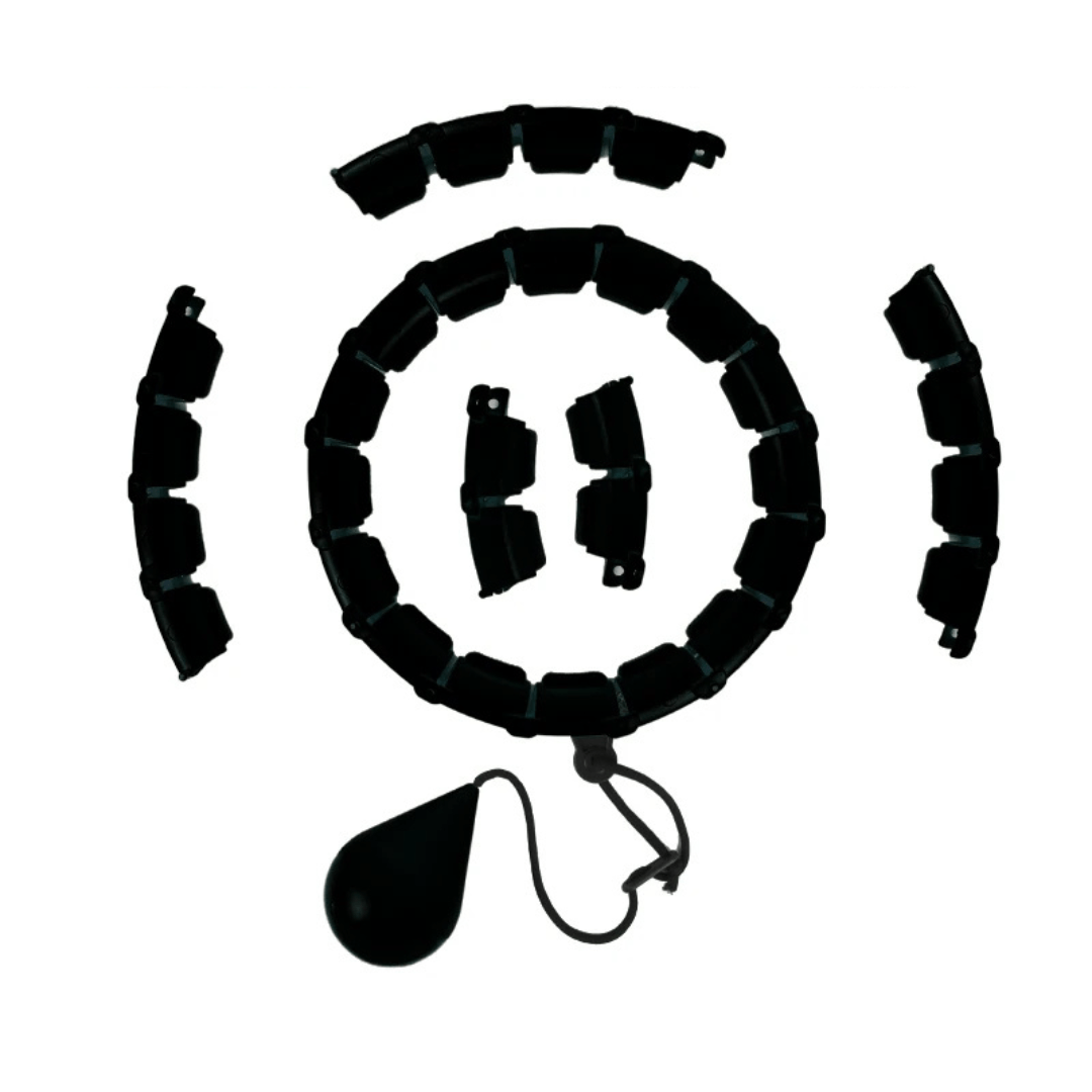 FitHoop - verstellbarer Hula Hoop Reifen mit Gegengewicht - formt Taille, stärkt Core - Muskulatur & fördert die Fettverbrennung - Gewichtsverlust & Muskelaufbau - épure paris