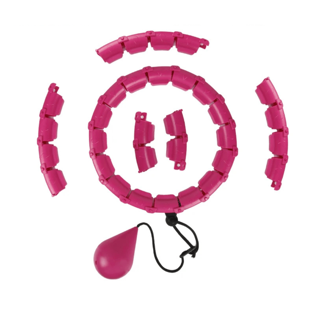 FitHoop - verstellbarer Hula Hoop Reifen mit Gegengewicht - formt Taille, stärkt Core - Muskulatur & fördert die Fettverbrennung - Gewichtsverlust & Muskelaufbau - épure paris