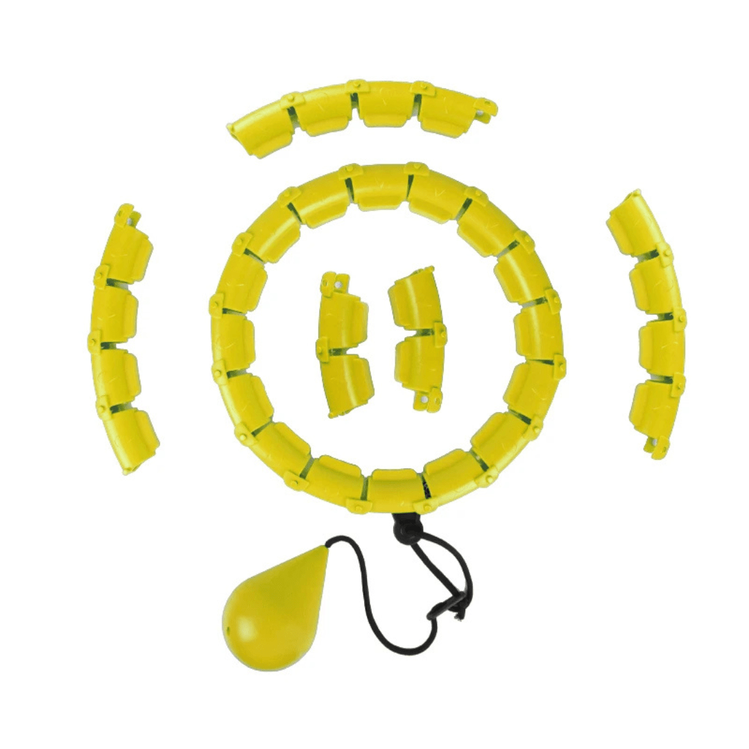 FitHoop - verstellbarer Hula Hoop Reifen mit Gegengewicht - formt Taille, stärkt Core - Muskulatur & fördert die Fettverbrennung - Gewichtsverlust & Muskelaufbau - épure paris