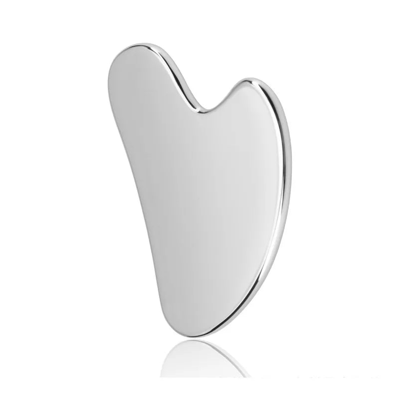 GlowSkin - Gua Sha Massagetool aus Edelstahl - Faltenreduktion, Hautstraffung & Anti - Aging - Gesicht, Hals & Dekolleté - épure paris