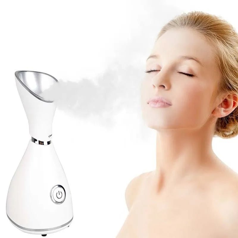 GlowSteam - Ionen - Gesichtsdampfer - für Tiefenreinigung, hydratisierte Haut & glatten Teint - Anti - Aging & Glow - Effekt - für Gesicht & Dekolleté - épure paris