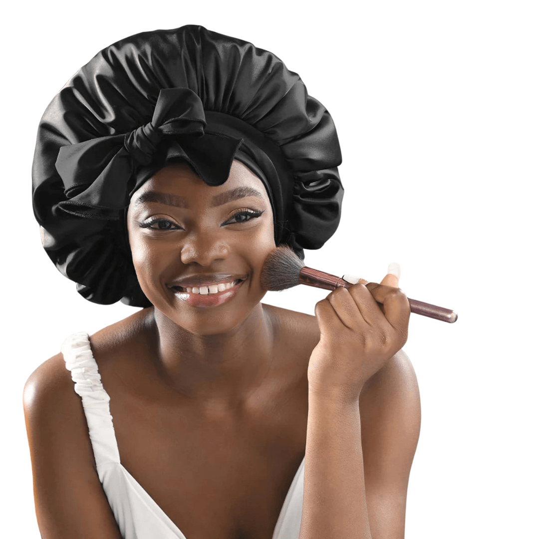 HairDream - Premium Haarhaube - Satin Nachtmütze zum Schlafen, schützt Haare, reduziert Frizz & verhindert Haarbruch - verstellbar & atmungsaktiv - für lockiges & glattes Haar - épure paris