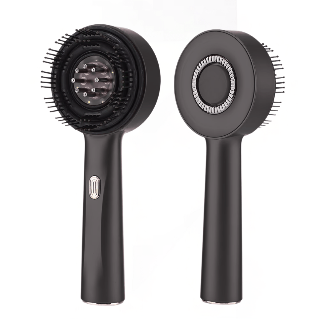 HairGlow Pro - 3 - in - 1 Rotlicht Haarmassagegerät - Fördert Haarwuchs & stimuliert Kopfhaut mit Öl - Applikator Funktion - Für kräftiges Haar & gesunde Kopfhaut - épure paris