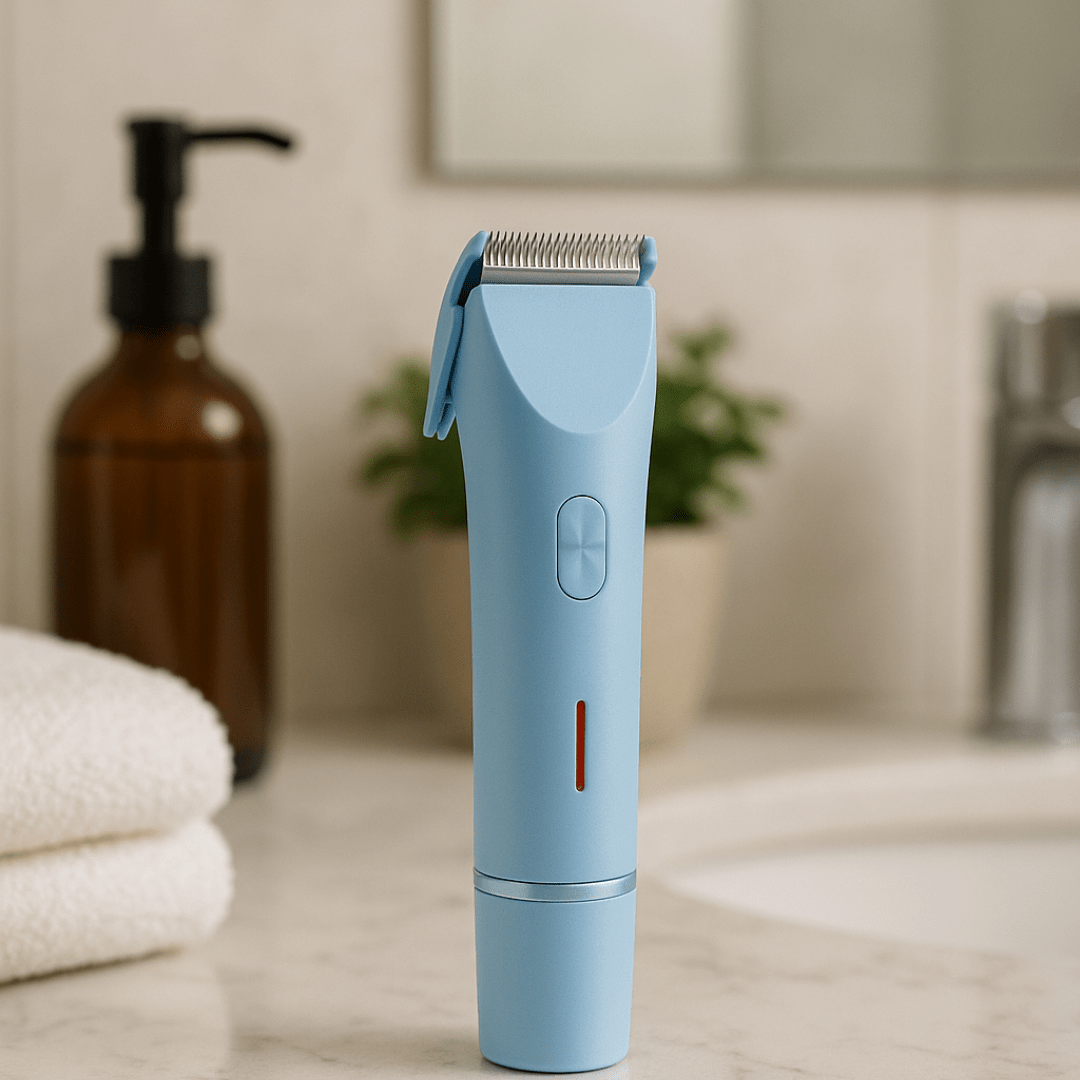LuxeShave Pro – Premium 2 - in - 1 Damenrasierer mit Präzisionstrimmer – Sanfte & schmerzfreie Haarentfernung für glatte Haut an Beinen, Achseln & Bikinizone - épure paris