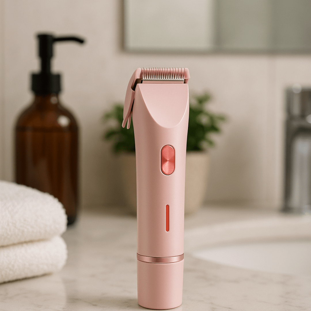 LuxeShave Pro – Premium 2 - in - 1 Damenrasierer mit Präzisionstrimmer – Sanfte & schmerzfreie Haarentfernung für glatte Haut an Beinen, Achseln & Bikinizone - épure paris
