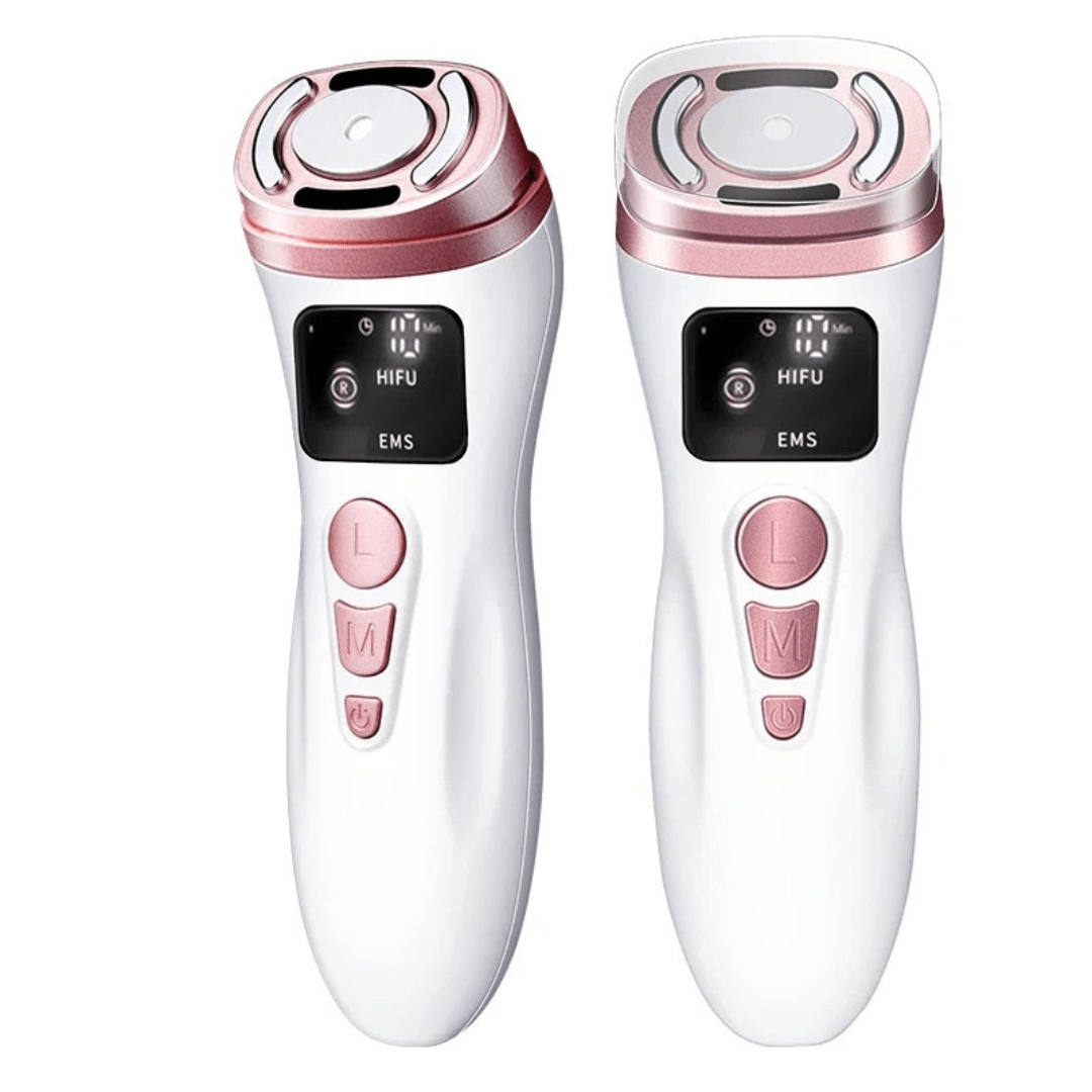 RejuGlow Pro - EMS & Mikrostrom Hautpflegegerät - effektive Hautstraffung, Anti - Aging, reduziert Mimikfalten & verbessert Hautelastizität - épure paris