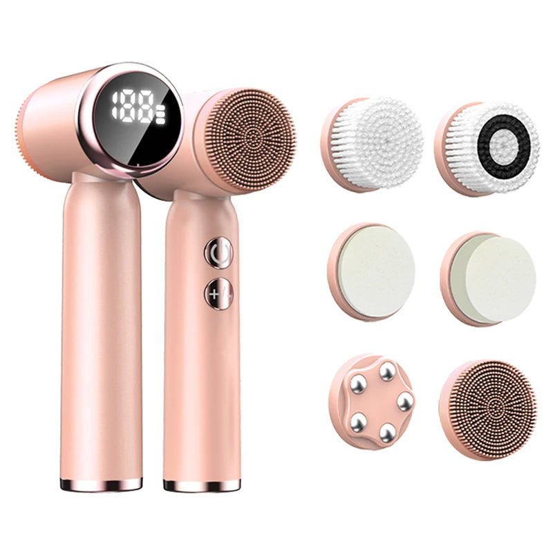 RejuvaBrush Pro - 5 - in - 1 Gesichtsreinigungsbürste - für strahlende, porentief gereinigte & entspannte Haut - porentiefe Reinigung & Glow - Effekt - épure paris