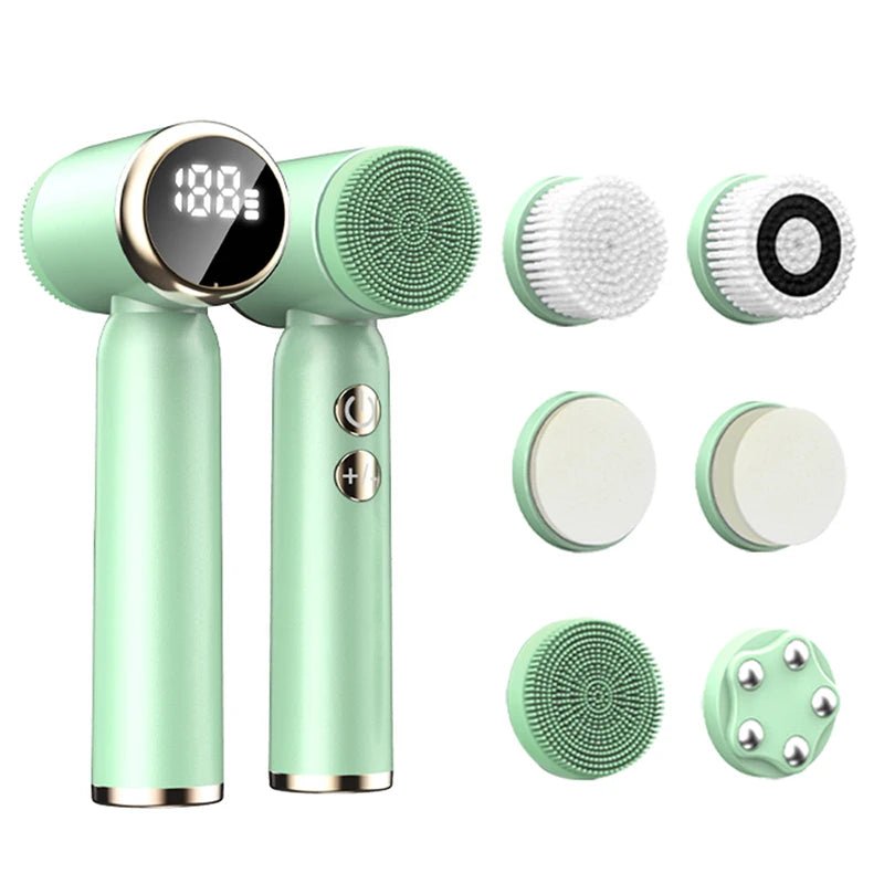 RejuvaBrush Pro - 5 - in - 1 Gesichtsreinigungsbürste - für strahlende, porentief gereinigte & entspannte Haut - porentiefe Reinigung & Glow - Effekt - épure paris