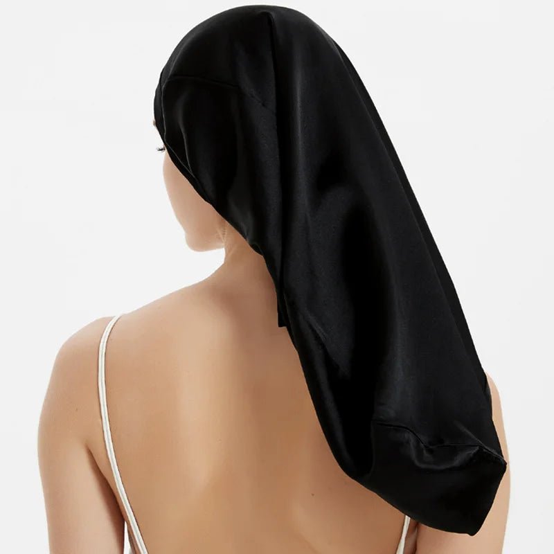 SilkDream - Schlafhaube aus 100 % Maulbeerseide - schützt langes & empfindliches Haar – gegen Frizz & Haarbruch - verstellbar, atmungsaktiv & sanft zur Kopfhaut - épure paris