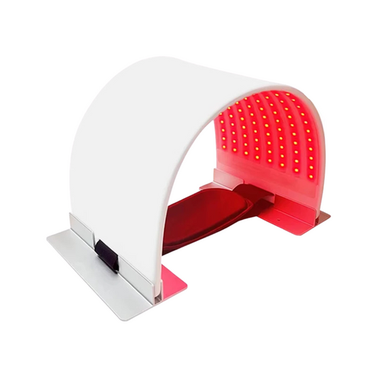 GlowLuxe - Premium Rotlichttherapie-Gerät – Infrarot Anti-Aging Technologie für straffe, ebenmäßige Haut, verfeinerte Poren & sichtbaren Glow – Kollagen-Booster gegen Falten & Hautunreinheiten