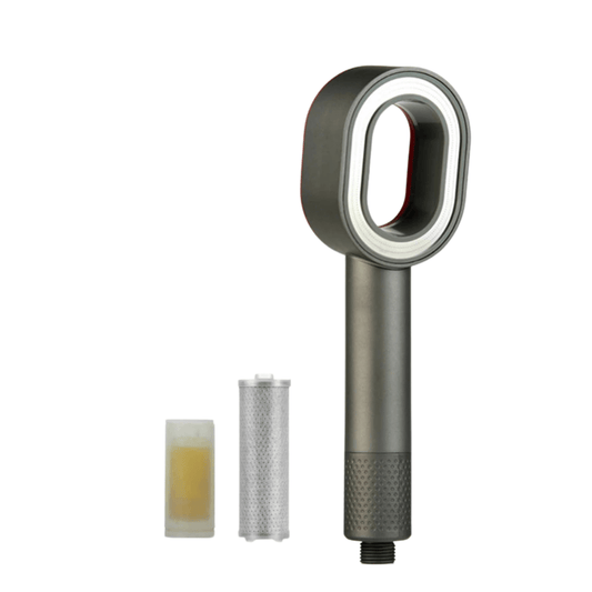 AquaGlow - Premium Duschkopf mit Filter & Spa - Effekt - für klare + weiche Haut & glänzendes Haar - weniger Kalk & reduzierten Wasserverbrauch - ideal für empfindliche Haut - épure paris