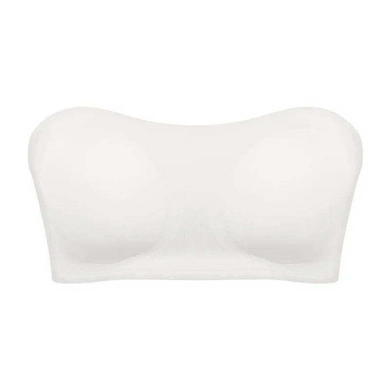 BellaForme - trägerloser Seamless BH - mit Frontverschluss & ohne Bügel - perfekt für Tops, Kleider & Off - Shoulder - Looks - atmungsaktiv & mit verstellbaren Trägern - épure paris