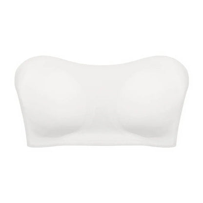 BellaForme - trägerloser Seamless BH - mit Frontverschluss & ohne Bügel - perfekt für Tops, Kleider & Off - Shoulder - Looks - atmungsaktiv & mit verstellbaren Trägern - épure paris