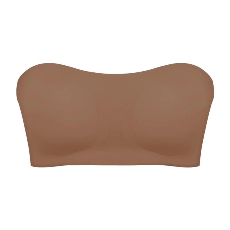 BellaForme - trägerloser Seamless BH - mit Frontverschluss & ohne Bügel - perfekt für Tops, Kleider & Off - Shoulder - Looks - atmungsaktiv & mit verstellbaren Trägern - épure paris