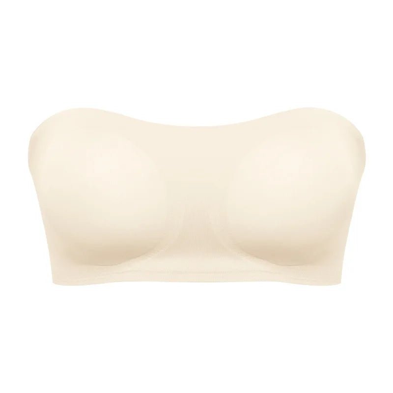 BellaForme - trägerloser Seamless BH - mit Frontverschluss & ohne Bügel - perfekt für Tops, Kleider & Off - Shoulder - Looks - atmungsaktiv & mit verstellbaren Trägern - épure paris