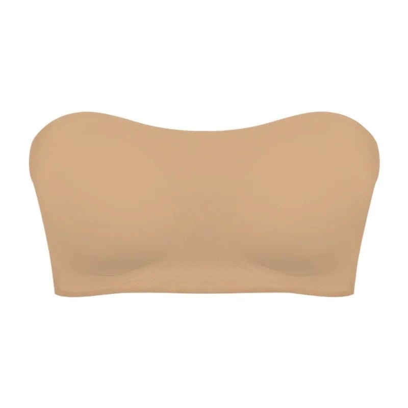 BellaForme - trägerloser Seamless BH - mit Frontverschluss & ohne Bügel - perfekt für Tops, Kleider & Off - Shoulder - Looks - atmungsaktiv & mit verstellbaren Trägern - épure paris