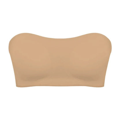 BellaForme - trägerloser Seamless BH - mit Frontverschluss & ohne Bügel - perfekt für Tops, Kleider & Off - Shoulder - Looks - atmungsaktiv & mit verstellbaren Trägern - épure paris