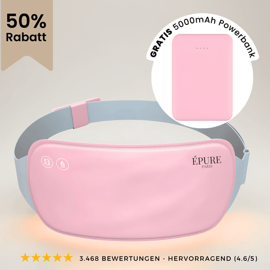 BellaLove I Das virale Wärme - & Wohlfühlkissen - schnelle Schmerzlinderung, Wärme und Massage - perfekt für Bauchschmerzen, Periodenkrämpfe & Verdauungsbeschwerden - épure paris