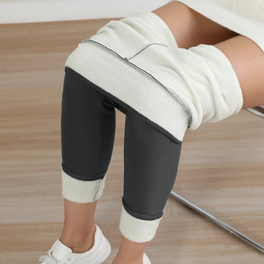 CozyShape - Winter - Fleece Thermo - Leggings - hohe Taille, figurformend & elastisch, ideal gegen Kälte, bequem & stilvoll - blickdicht & High Waist - épure paris