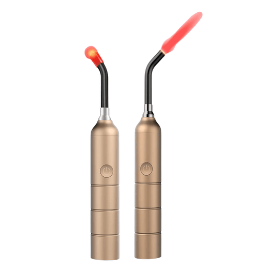 DermaRelief - Rotlicht - & Infrarot - Stab für Kältebläschen, Hautirritationen, Muskel - & Gelenkbeschwerden - gegen Herpes & Aphten - épure paris