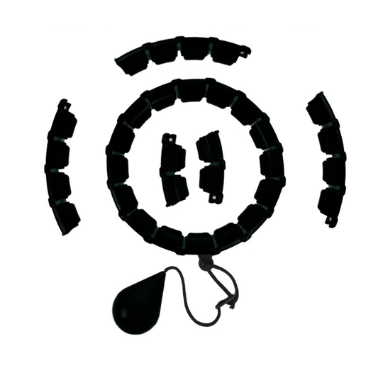 FitHoop - verstellbarer Hula Hoop Reifen mit Gegengewicht - formt Taille, stärkt Core - Muskulatur & fördert die Fettverbrennung - Gewichtsverlust & Muskelaufbau - épure paris
