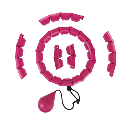 FitHoop - verstellbarer Hula Hoop Reifen mit Gegengewicht - formt Taille, stärkt Core - Muskulatur & fördert die Fettverbrennung - Gewichtsverlust & Muskelaufbau - épure paris