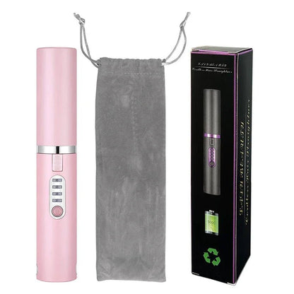 GlamBrush Pro - 2 - in - 1 Kabelloser Haarglätter & Lockenstab - glattes Haar oder weiche Locken - Anti - Frizz - Technologie, Ionenfunktion & wiederaufladbar - kompakt für unterwegs - épure paris