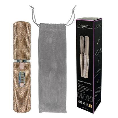 GlamBrush Pro - 2 - in - 1 Kabelloser Haarglätter & Lockenstab - glattes Haar oder weiche Locken - Anti - Frizz - Technologie, Ionenfunktion & wiederaufladbar - kompakt für unterwegs - épure paris