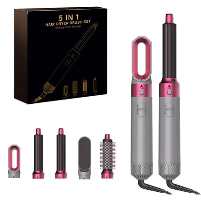 GlowHair Pro - Premium 5in1 Haarstyler - für seidiges, glänzendes Haar, glattes Finish & definierte Locken - Beach Waves, Volumen - Looks & Anti - Frizz - Effekt - épure paris