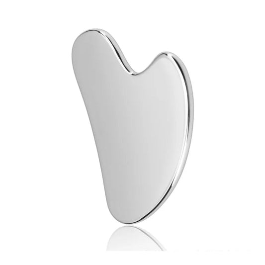 GlowSkin - Gua Sha Massagetool aus Edelstahl - Faltenreduktion, Hautstraffung & Anti - Aging - Gesicht, Hals & Dekolleté - épure paris