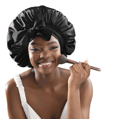 HairDream - Premium Haarhaube - Satin Nachtmütze zum Schlafen, schützt Haare, reduziert Frizz & verhindert Haarbruch - verstellbar & atmungsaktiv - für lockiges & glattes Haar - épure paris