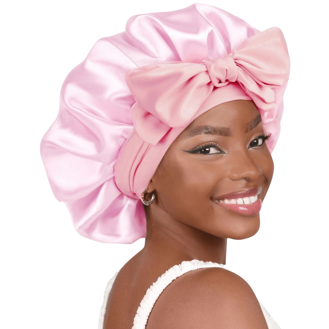 HairDream - Premium Haarhaube - Satin Nachtmütze zum Schlafen, schützt Haare, reduziert Frizz & verhindert Haarbruch - verstellbar & atmungsaktiv - für lockiges & glattes Haar - épure paris