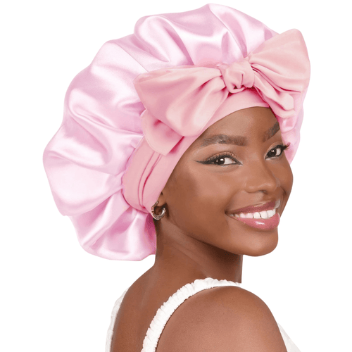 HairDream - Premium Haarhaube - Satin Nachtmütze zum Schlafen, schützt Haare, reduziert Frizz & verhindert Haarbruch - verstellbar & atmungsaktiv - für lockiges & glattes Haar - épure paris