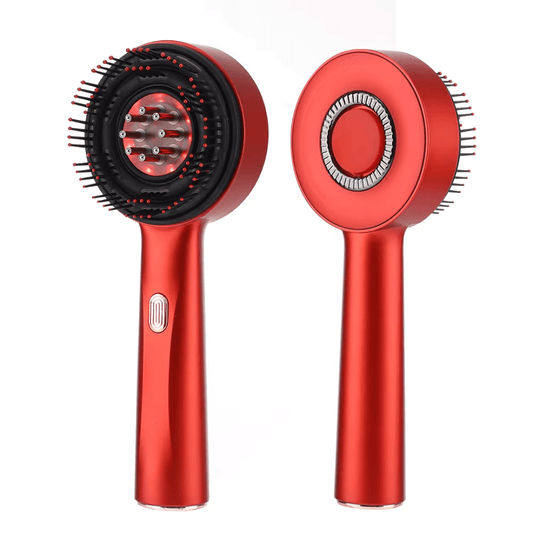 HairGlow Pro - 3 - in - 1 Rotlicht Haarmassagegerät - Fördert Haarwuchs & stimuliert Kopfhaut mit Öl - Applikator Funktion - Für kräftiges Haar & gesunde Kopfhaut - épure paris
