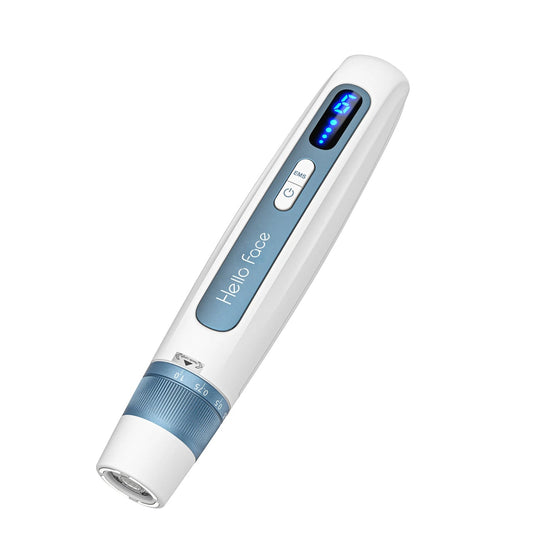 HelloFace 2.0 - Microneedling & Licht - Therapie - für glattere Haut, feine Poren & frisches Hautbild - gegen Hautalterung, Akne - Narben & müde Haut - Anti - Aging - épure paris