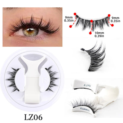 LashNova - magnetische Wimpern im Set - natürlich geschwungen, hochwertig, wiederverwendbar, wasserresistent & komfortabel - kein Kleber nötig - épure paris