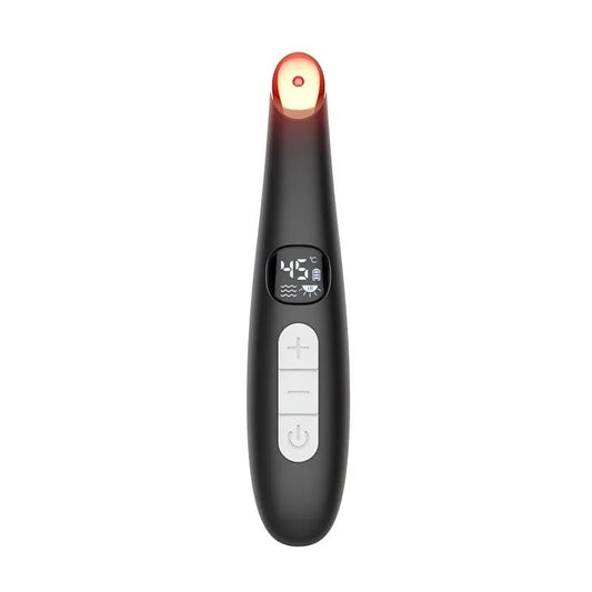 LiftSkin Pro - Vibrations - Massagegerät mit Rotlicht & Wärmefunktion - bekämpft Augenringe, Fältchen & Tränensäcke – Anti - Aging & Lifting - Effekt - für Gesicht und Hals - épure paris