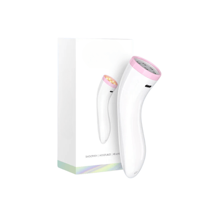LumiDerma - Lichttherapiegerät EMS & LED - gegen Akne, Hautunreinheiten & Falten - reine, glatte Haut & fördert Zellregeneration - Anti - Aging - épure paris