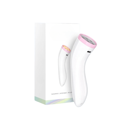 LumiDerma - Lichttherapiegerät EMS & LED - gegen Akne, Hautunreinheiten & Falten - reine, glatte Haut & fördert Zellregeneration - Anti - Aging - épure paris