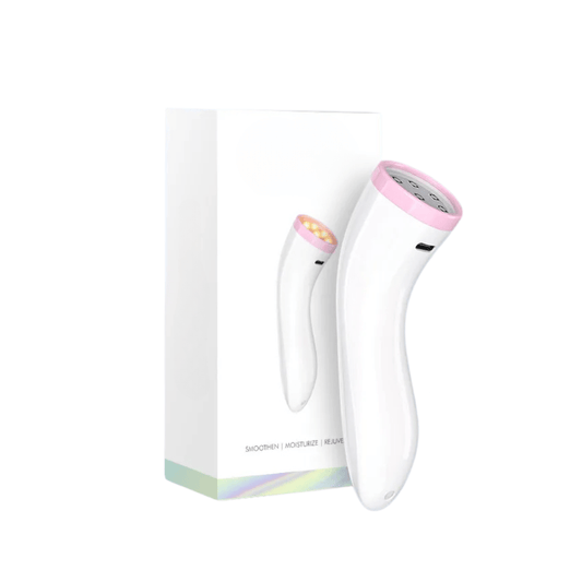 LumiDerma - Lichttherapiegerät EMS & LED - gegen Akne, Hautunreinheiten & Falten - reine, glatte Haut & fördert Zellregeneration - Anti - Aging - épure paris