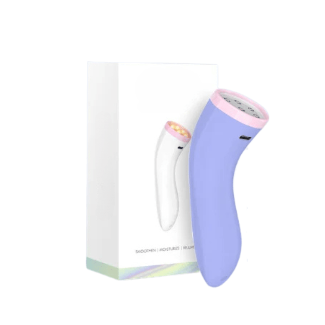LumiDerma - Lichttherapiegerät EMS & LED - gegen Akne, Hautunreinheiten & Falten - reine, glatte Haut & fördert Zellregeneration - Anti - Aging - épure paris