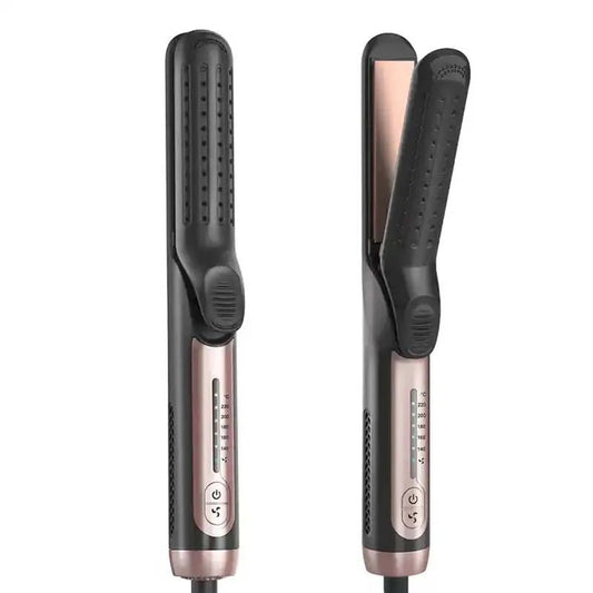 LuxeCurl - Premium 2 - in - 1 Glätteisen & Lockenstab - professionelle Ergebnisse ohne Frizz - Keramikplatten & Luftkühlung - épure paris