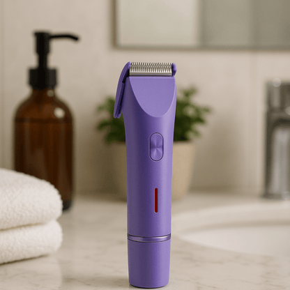 LuxeShave Pro – Premium 2 - in - 1 Damenrasierer mit Präzisionstrimmer – Sanfte & schmerzfreie Haarentfernung für glatte Haut an Beinen, Achseln & Bikinizone - épure paris