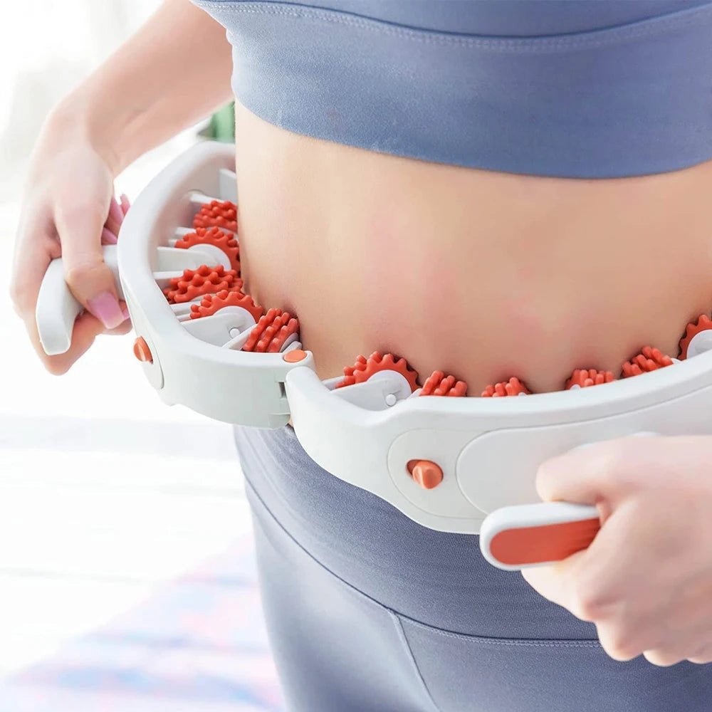 LymphRoll - 2 - in - 1 Massageroller - Aktivierung der Tiefenmuskulatur & Hautstraffung - Lymphdrainage & Durchblutungsförderung - für Arme, Beine & Rücken - épure paris