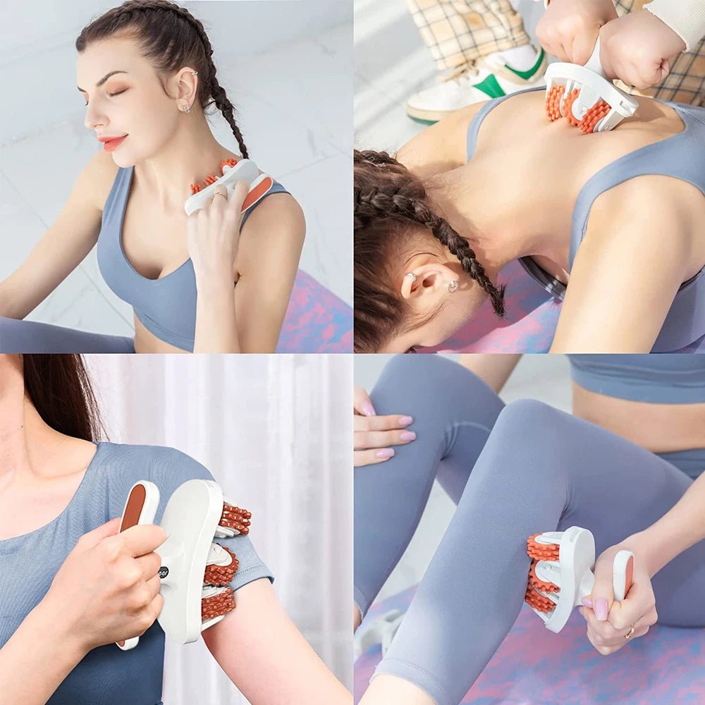 LymphRoll - 2 - in - 1 Massageroller - Aktivierung der Tiefenmuskulatur & Hautstraffung - Lymphdrainage & Durchblutungsförderung - für Arme, Beine & Rücken - épure paris